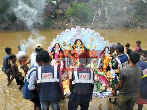 Durga idol Immersion, Muharram conducted peacefully in Tripura, West Bengal : State preparing for Laxmi Puja, Diwali 